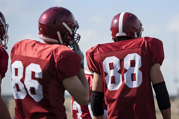 Football uniforms