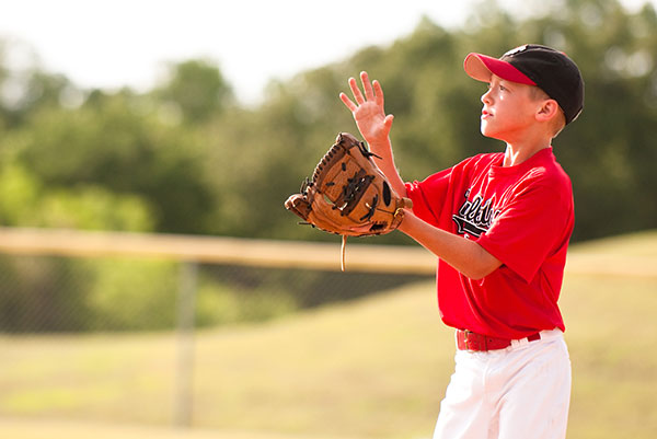 Youth baseball uniforms