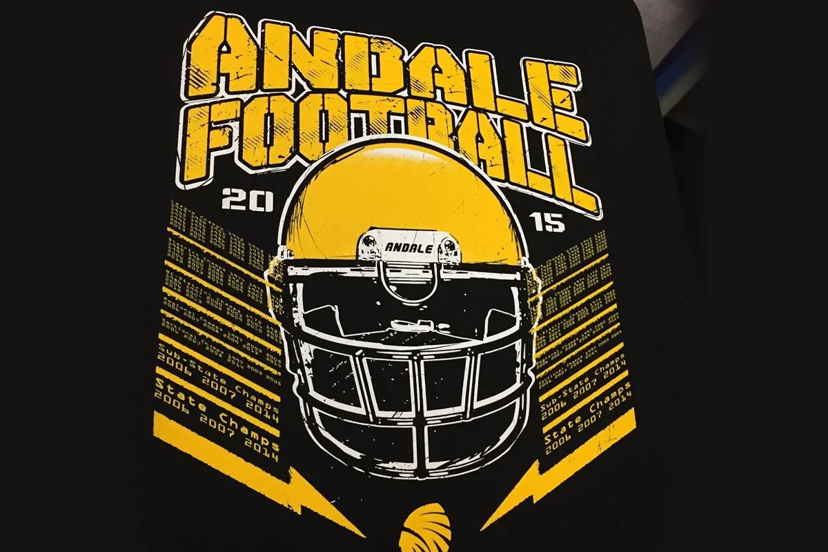 Screen Printing - Andale Football