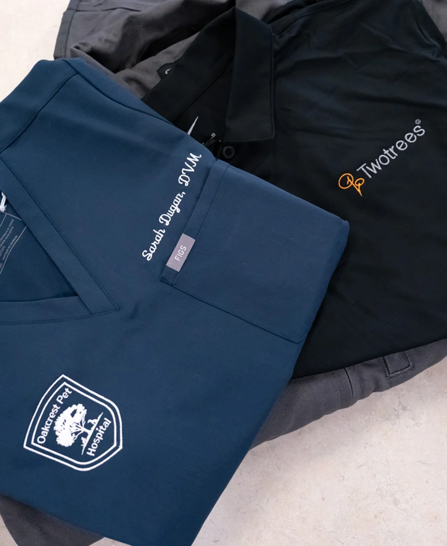 Apparel Embroidered Scrubs