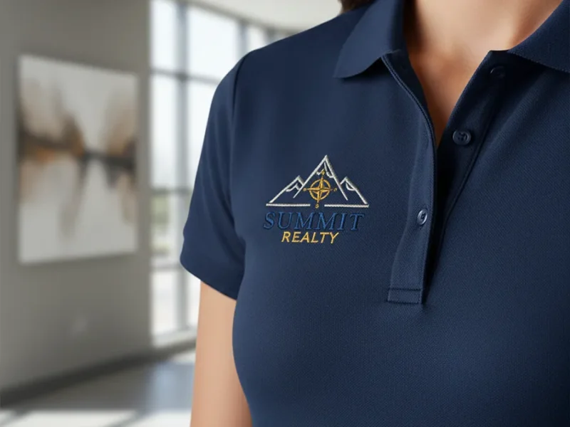 Company Logo On Polo